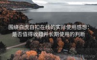 围绕白虎自扣在线的实际使用感想：是否值得收藏并长期使用的判断
