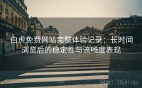白虎免费网站完整体验记录：长时间浏览后的稳定性与流畅度表现