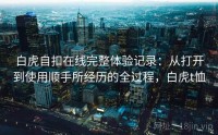 白虎自扣在线完整体验记录：从打开到使用顺手所经历的全过程，白虎t恤