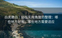 白虎嫩白|站在实用角度的整理:哪些地方好用,哪些地方需要适应