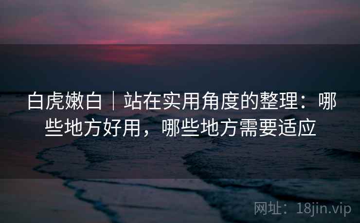 白虎嫩白｜站在实用角度的整理：哪些地方好用，哪些地方需要适应