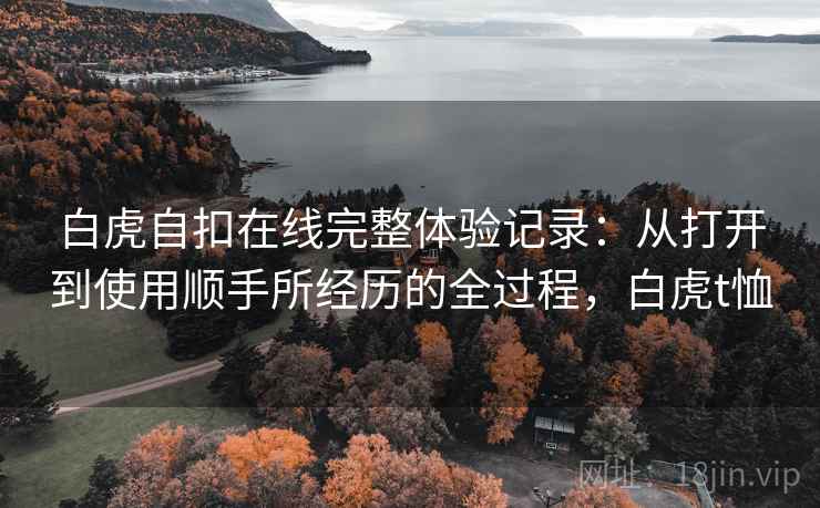 白虎自扣在线完整体验记录:从打开到使用顺手所经历的全过程,白虎t恤 白虎自扣在线完整体验记录:从打开到使用顺手所经历的全过程,白虎t恤