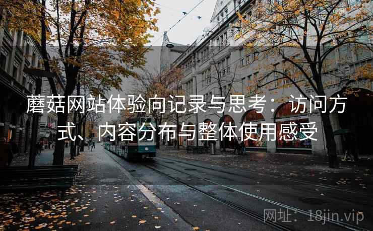 蘑菇网站体验向记录与思考:访问方式、内容分布与整体使用感受 蘑菇网站体验向记录与思考:访问方式、内容分布与整体使用感受