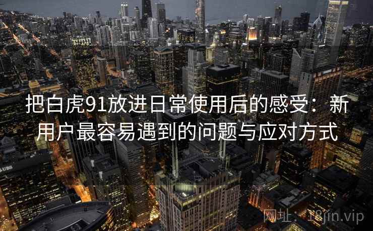 把白虎91放进日常使用后的感受:新用户最容易遇到的问题与应对方式 把白虎91放进日常使用后的感受:新用户最容易遇到的问题与应对方式