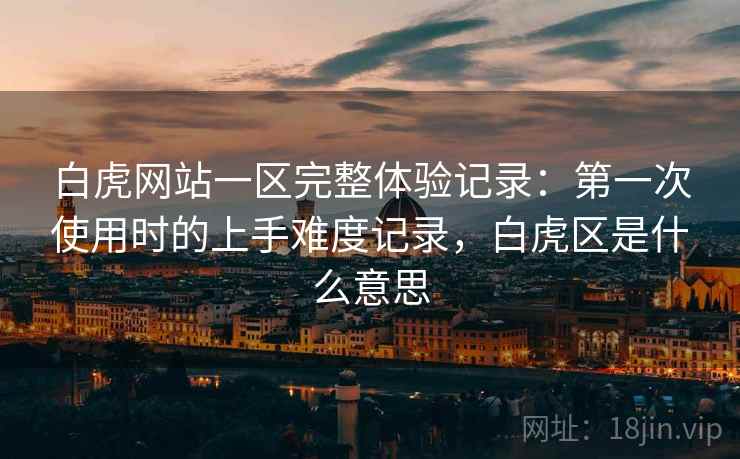 白虎网站一区完整体验记录:第一次使用时的上手难度记录,白虎区是什么意思 白虎网站一区完整体验记录:第一次使用时的上手难度记录,白虎区是什么意思