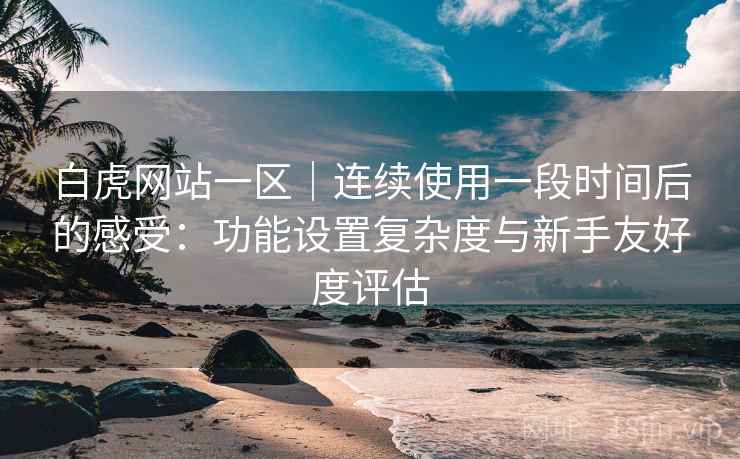 白虎网站一区|连续使用一段时间后的感受:功能设置复杂度与新手友好度评估 白虎网站一区|连续使用一段时间后的感受:功能设置复杂度与新手友好度评估